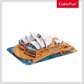 National Geographic Puzzle 3D si brosura 28 pagini Opera din Sydney 86 piese